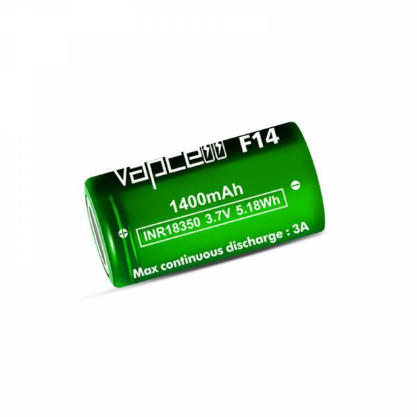 The Comprehensive Guide to VAPCELL F14 18350 3A Flat Top 1400mAh Battery