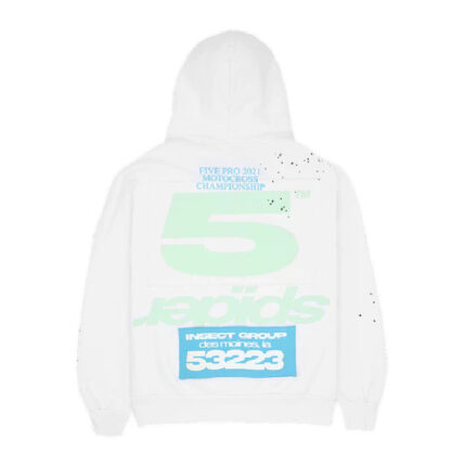 New Sp5der Adult Hoodie White Fashion