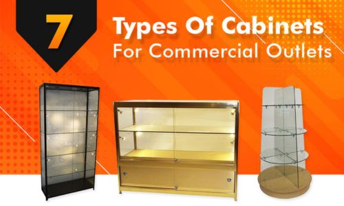Infographic Summary: 7 Types Of Cabinets For Commercial Outlets